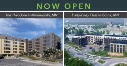 NOW OPEN: The Theodore in Minneapolis, MN and Forty-Forty Flats in Edina, MN