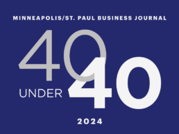 Minneapolis/St. Paul Business Journal's 40 Under 40 2024
