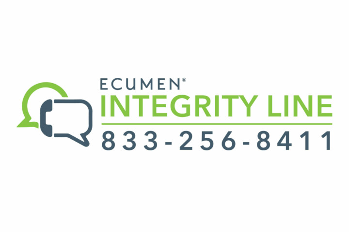 Ecumen Integrity Line — Anonymous Reporting Hotline: 8833-256-8411